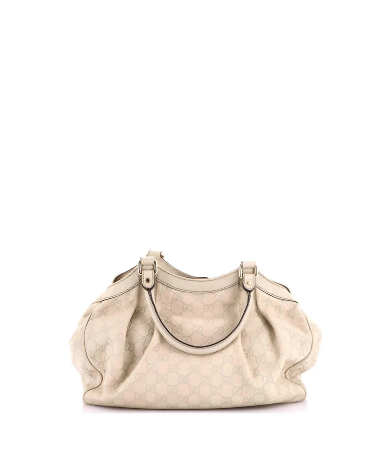 Pre-Owned Gucci Medium Sukey Tote Guccissima Leather