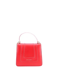 Pre-Owned Bvlgari Small Serpenti Forever Dangle Top Handle Bag Leather