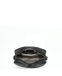 Susu Avery Pebble Leather Camera Bag Structured Crossbody Purse with Wide Strap