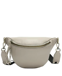 Susu Kira Pebbled Leather Cell Phone Bag Mini Crossbody Purse with Multi Compartments