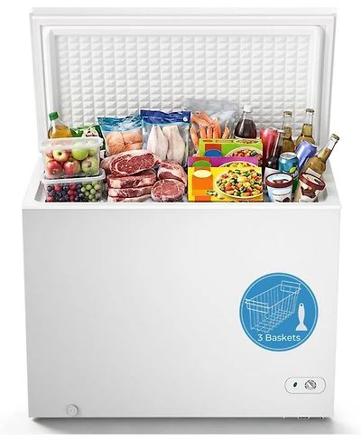 Cowsar 10.0 Cu.Ft Chest Freezer with 3 Baskets