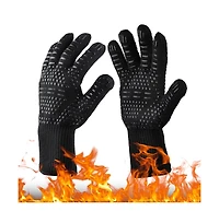 Cowin Bbq Gloves Heat Resistant Cooking for Barbecue Grilling Oven Baking Camping