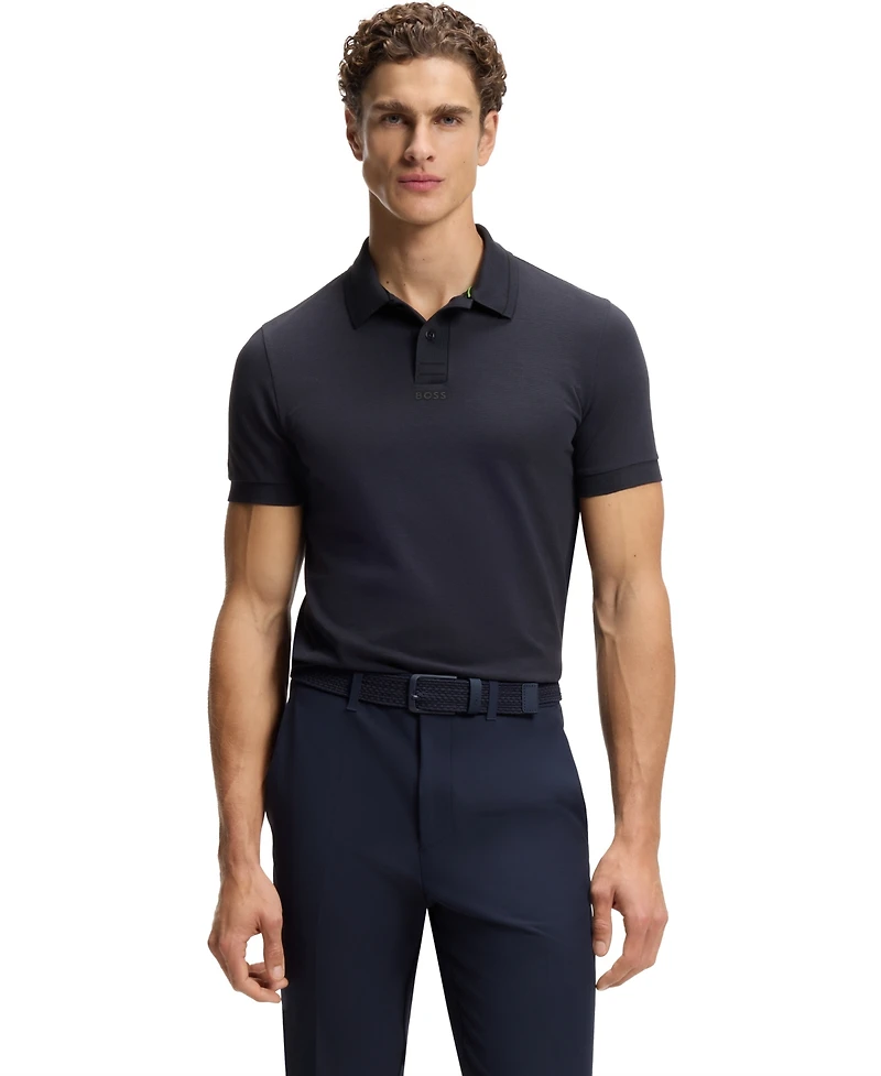 Boss by Hugo Men's Cotton Pique Slim-Fit Polo Shirt