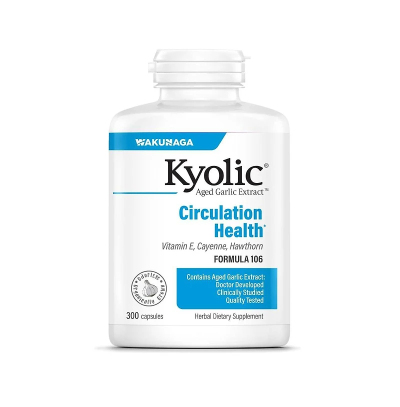 Kyolic Aged Garlic Extract Formula 106, Circulation Health