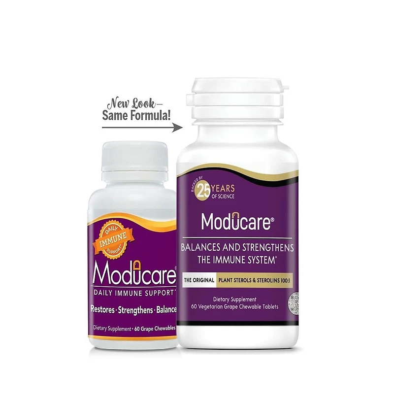 Moducare Daily Immune Support, Plant Sterol Dietary Supplement, Grape flavored