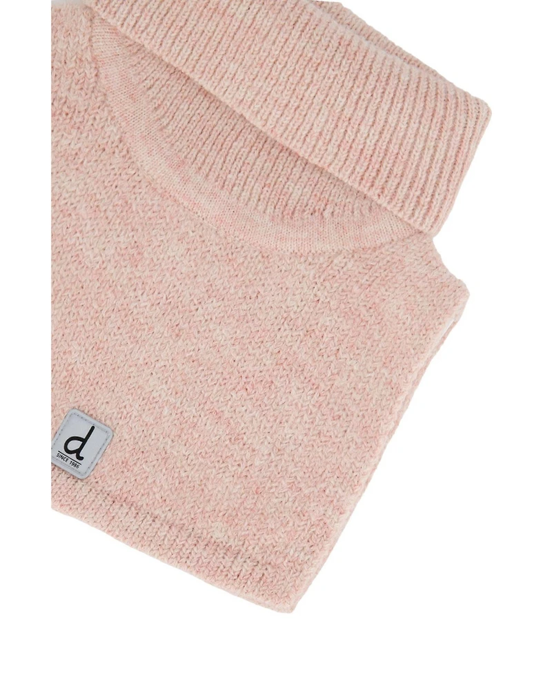 Deux par Deux Little and Big Girl 5-14Y Knit Turtle Neckwarmer