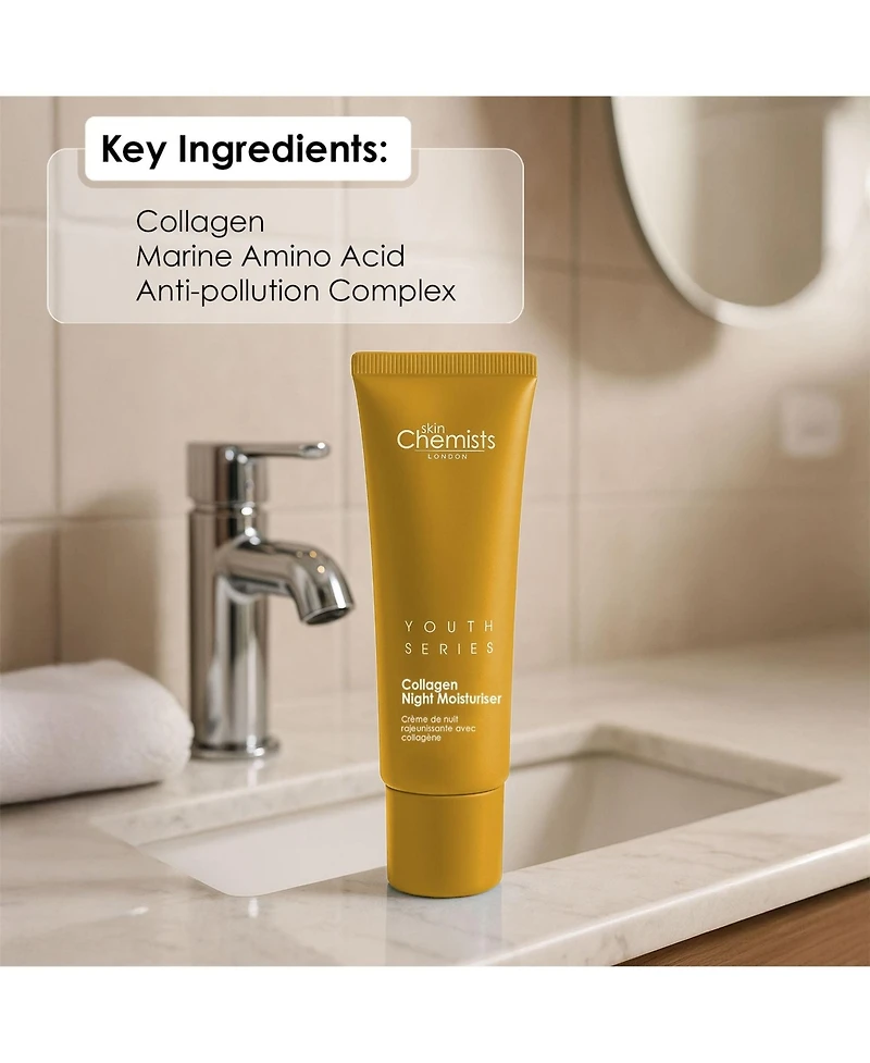 skinChemists 1% Collagen Night Moisturizer 50ml
