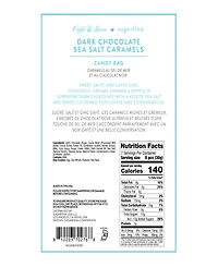 Sugarfina Caffe Luxxe Dark Chocolate Sea Salt Caramels Candy Bag Duo, 2-Piece