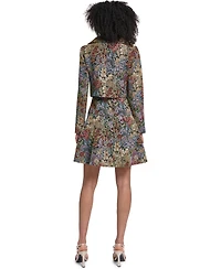 Karl Lagerfeld Paris Women's Floral Tapestry Jacket