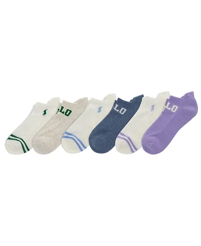 Polo Ralph Lauren Women's Polo Low Cut Socks, 6-Pack