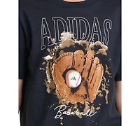 adidas Boys' 8-20 Short-Sleeve Photoreal Baseball Glove T-Shirt