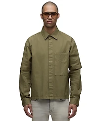 Hudson Jeans Men's Our Rex Layered Martini Classic Collar Shirt