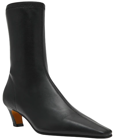 Steve Madden Women's Kimmens Kitten Heel Sock Booties