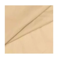 Ellis Stacey Solid Color Window 1.5" Rod Pocket High Quality Fabric Ruffled Swag 60"x38" Almond