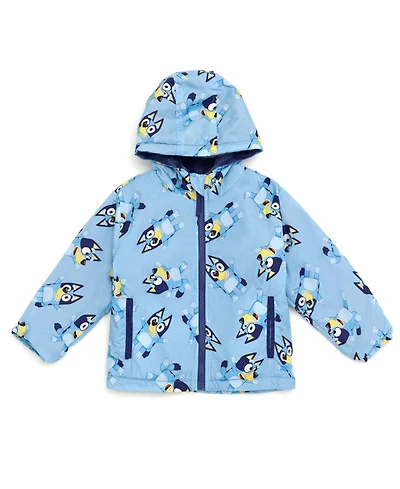 Bluey Toddler (2T - 4T) Hooded Rain Jacket