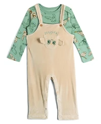 Harry Potter Hedwig Baby ( new born to 24 M )2-Piece Overalls and T-Shirt Se