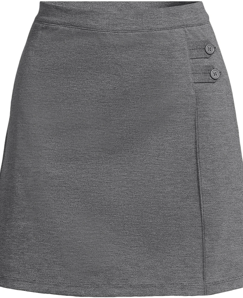 Lands' End Women's Ponte A Line Skort Above the Knee