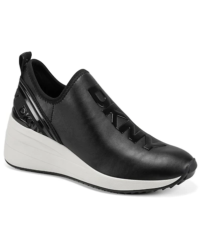 Dkny Women's Keeva Slip-On Wedge Sneakers