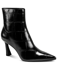 Dkny Women's Cayden Zipper Heeled Booties