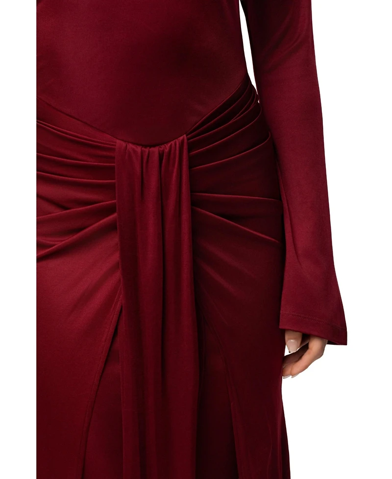 Jluxlabel Women's Draped Perfection Maxi Dress