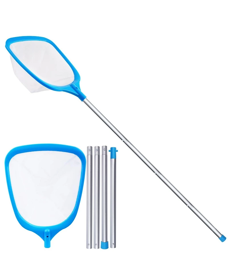 Xdovet Hot Tub Skimmer Net Aluminum Pole Fine Mesh Leaf Debris Pool