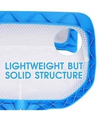 Xdovet Pool Skimmer Net Double Layer Ultra Fine Mesh Leaf Rake