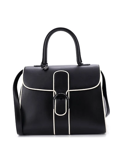 Pre-Owned Delvaux Mm Brillant Top Handle Bag Leather