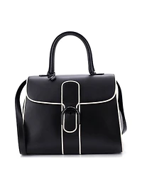 Pre-Owned Delvaux Mm Brillant Top Handle Bag Leather