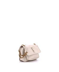 Pre-Owned Saint Laurent Baby Niki Chain Flap Bag Matelasse Chevron Leather