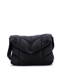 Pre-Owned Saint Laurent Loulou Puffer Messenger Bag Quilted Econyl