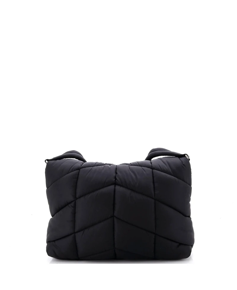 Pre-Owned Saint Laurent Loulou Puffer Messenger Bag Quilted Econyl