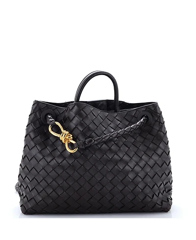 Pre-Owned Bottega Veneta Medium Andiamo Top Handle Bag Intrecciato Nappa
