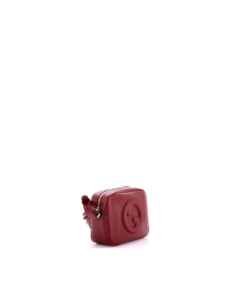 Pre-Owned Gucci Mini Blondie Camera Bag Leather