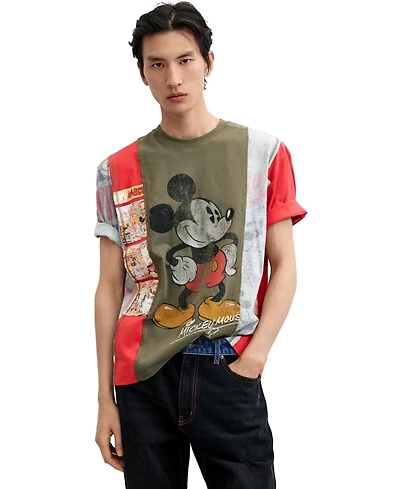 Desigual Men's Mickey collage T-shirt