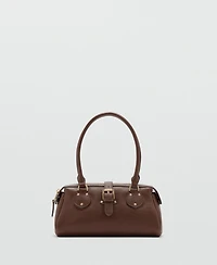 Mango Women's Buckle Shoulder Bag