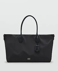 Mango Women's Double Handle Shopper Bag