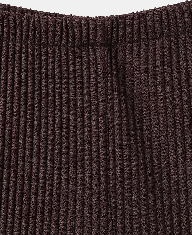 Mango Women's Textured Baggy Pants