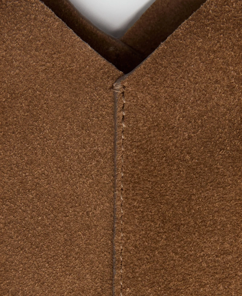Mango Women's Suede Shopper Bag