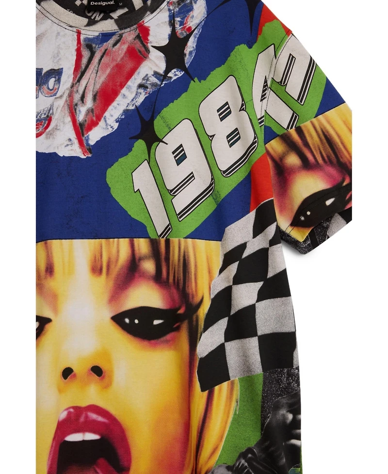 Desigual Men's Printed racing T-shirt