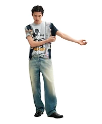 Desigual Men's Mickey collage T-shirt