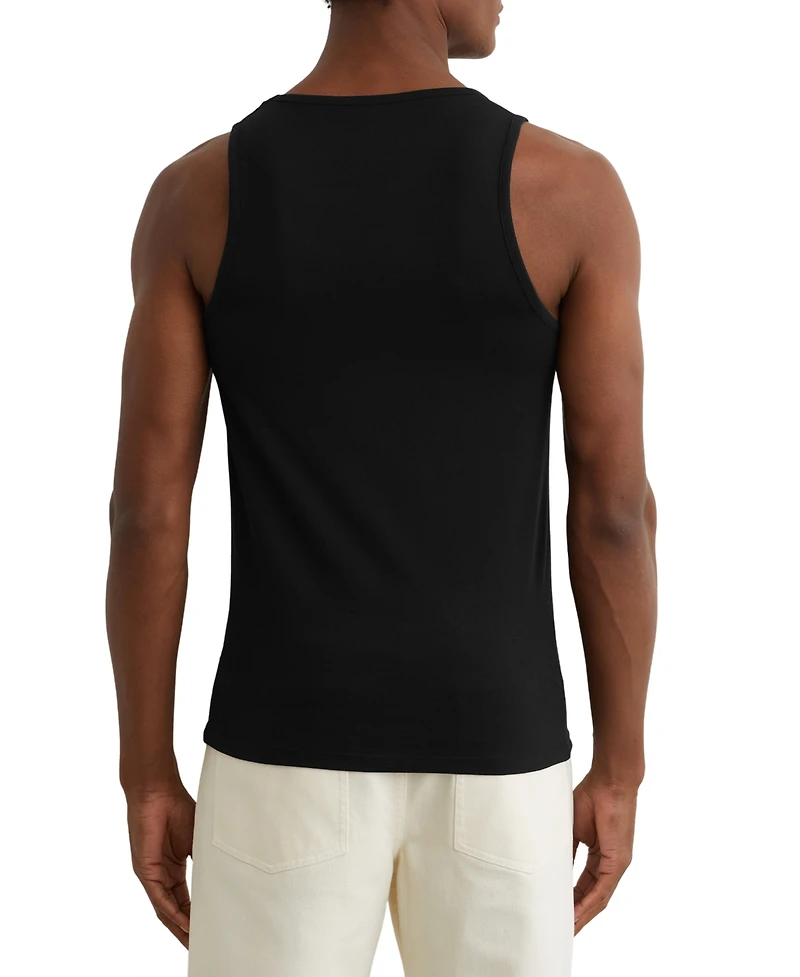 Reiss Men's Vinnie Cotton Stretch Vest
