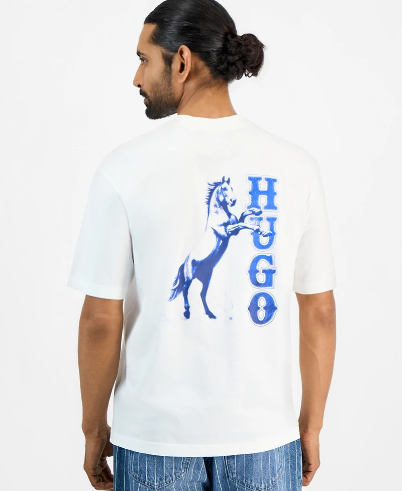 Hugo by Boss Men's Noxwash Graphic Crewneck T-Shirt