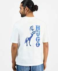 Hugo by Boss Men's Noxwash Graphic Crewneck T-Shirt