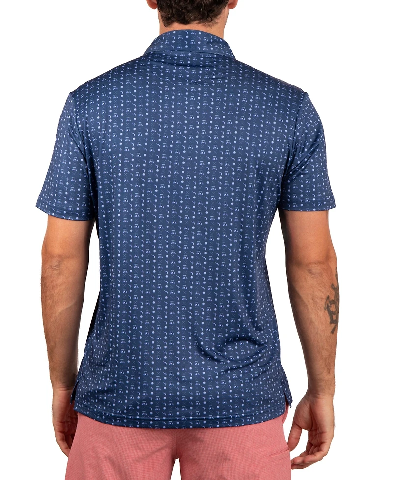 TailorByrd Men's Golf Carts Performance Polo