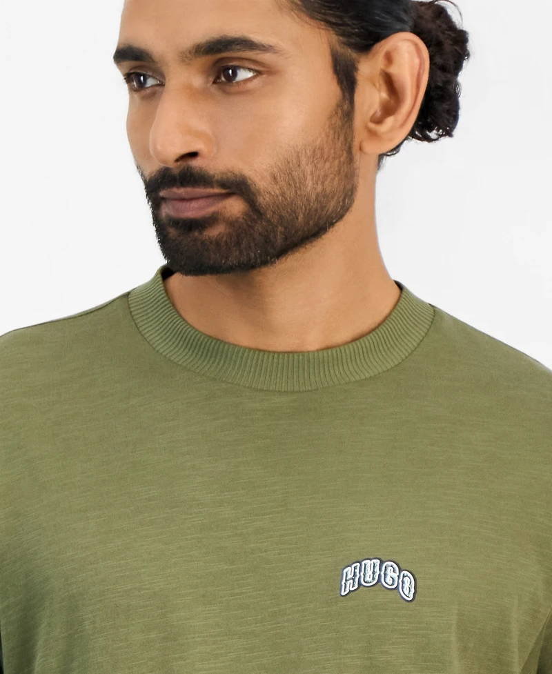 Hugo by Boss Men's Nowboi Slub Yarn Western-Inspired T-Shirt