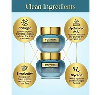 Lovery Korean Skincare Hyaluronic Collagen Day and Night Cream Set -Brightening and Hydration for Face