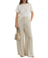 Reiss Women's Esme Raffia Effect Mini Cross-Body Handbag