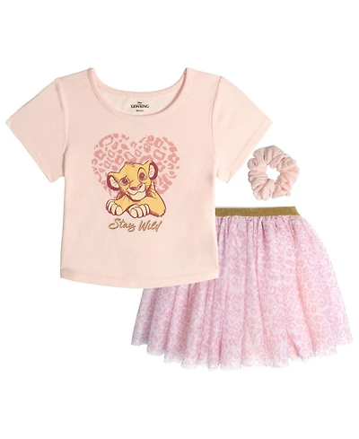 Super Kitties Toddler Girl's (2T-4T) T-Shirt and Tutu Skirt Set
