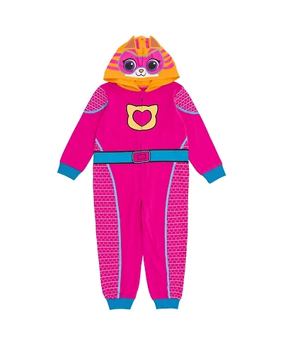Super Kitties Toddler Girls' (2T- 4T) Cosplay Hooded One Piece