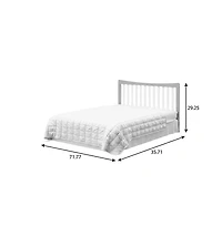 Graco Remi All-in-One Convertible Crib with Drawer and Changer (Pebble Gray)